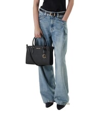 MICHAEL KORS BECCA Geantă de m&acirc;nă cu curea de umăr, din piele negru - Genți femei - 2