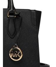 MICHAEL KORS BECCA Geantă de m&acirc;nă cu curea de umăr, din piele negru - Genți femei - 6