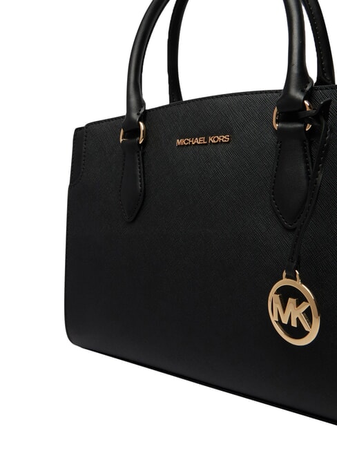 BECCA Geantă de m&acirc;nă cu curea de umăr, din piele negru - Genți femei