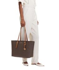 MICHAEL KORS QUINN Geantă de cumpărături din piele de umăr brn/ghinda - Genți femei - 2