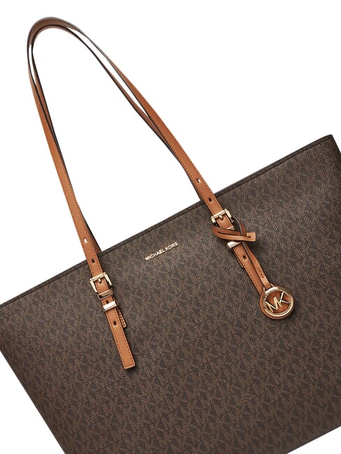 QUINN Geantă de cumpărături din piele de umăr brn/ghinda - Genți femei