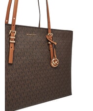 MICHAEL KORS QUINN Geantă de cumpărături din piele de umăr brn/ghinda - Genți femei - 6