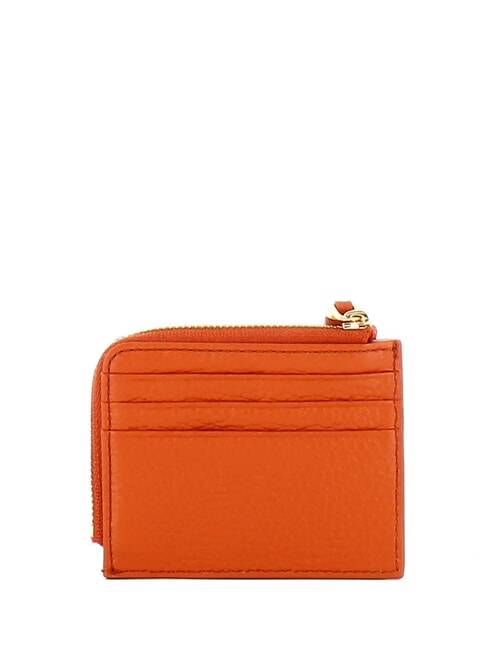 TASSEL Suport card cu fermoar din piele ciocanita crab - Portofele femei