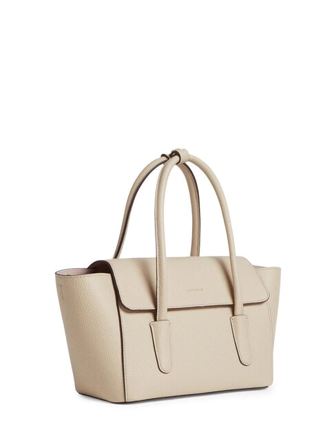 DOUBLE BEAT Geantă de umăr scoică de nisip - Genți femei