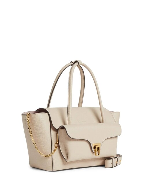 DOUBLE BEAT Geantă de umăr scoică de nisip - Genți femei