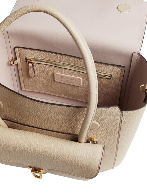 DOUBLE BEAT Geantă de umăr scoică de nisip - Genți femei