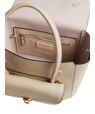 COCCINELLE DOUBLE BEAT Geantă de umăr scoică de nisip - Genți femei - 5