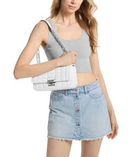 MICHAEL KORS TRIBECA Geantă de umăr, piele alb - Genți femei - 3