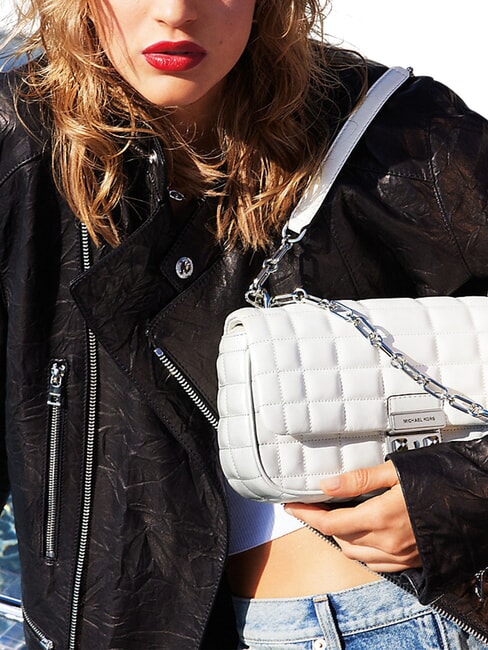 TRIBECA Geantă de umăr, piele alb - Genți femei