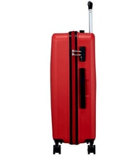 AMERICAN TOURISTER SUMMER HIT Cărucior mare roșu de curse - Trolere rigide - 4