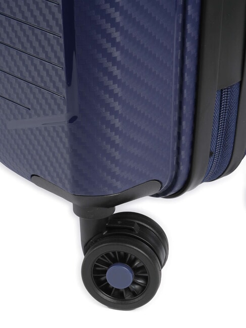 SUMMER HIT Cărucior pentru bagaje de m&acirc;nă BLUE - Bagaje de m&acirc;nă