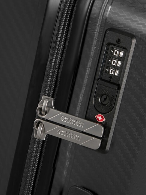 SUMMER HIT Cărucior pentru bagaje de m&acirc;nă BLACK - Bagaje de m&acirc;nă