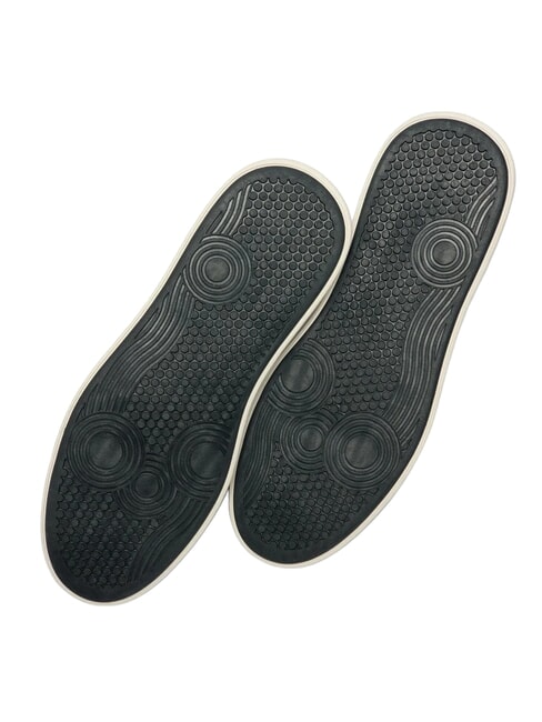 KYOTO Adidași din piele &icirc;ntoarsă BLUE - Pantofi bărbați