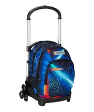 SEVEN MAPSET BOY Rucsac tip troler cu 3 roți, detașabil Bluedeep - Rucsacuri cu role - 7