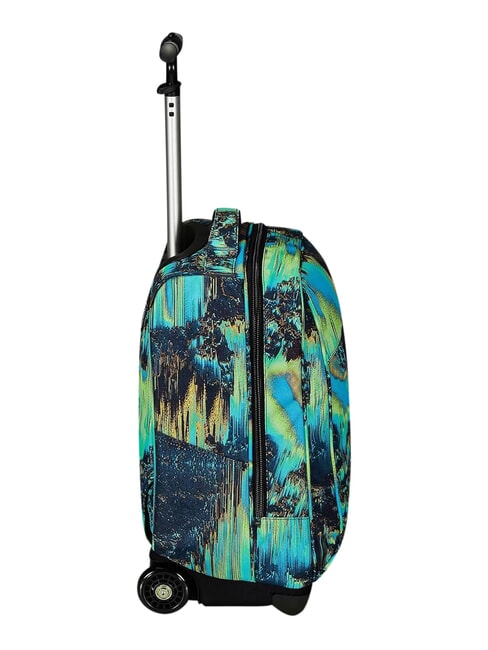 FANTASY GRS Rucsac tip troler cu 2 roți, fix albastru digital - Rucsacuri cu role