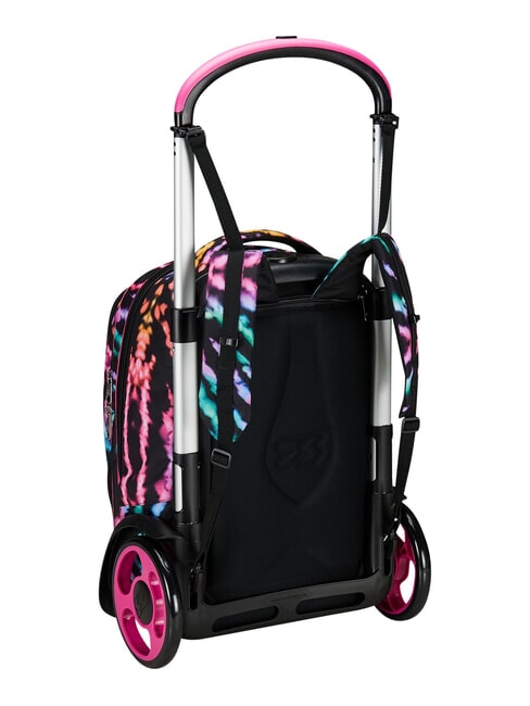 MULTI-SHADE GIRL Rucsac detașabil cu 2 roți negru - Rucsacuri cu role