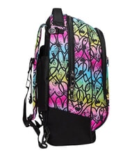SEVEN COLOUR EXPRESSION Rucsac tip troler cu 3 roți, detașabil ROSU RODAMINĂ - Rucsacuri cu role - 7