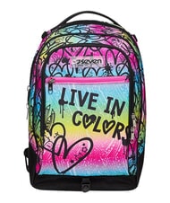 SEVEN COLOUR EXPRESSION Rucsac tip troler cu 3 roți, detașabil ROSU RODAMINĂ - Rucsacuri cu role - 12