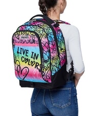 SEVEN COLOUR EXPRESSION Rucsac tip troler cu 3 roți, detașabil ROSU RODAMINĂ - Rucsacuri cu role - 14