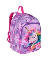 SJGANG FABLE JOURNEY Rucsac cu compartiment dublu violet - Rucsacuri pentru școală și timp liber - 6
