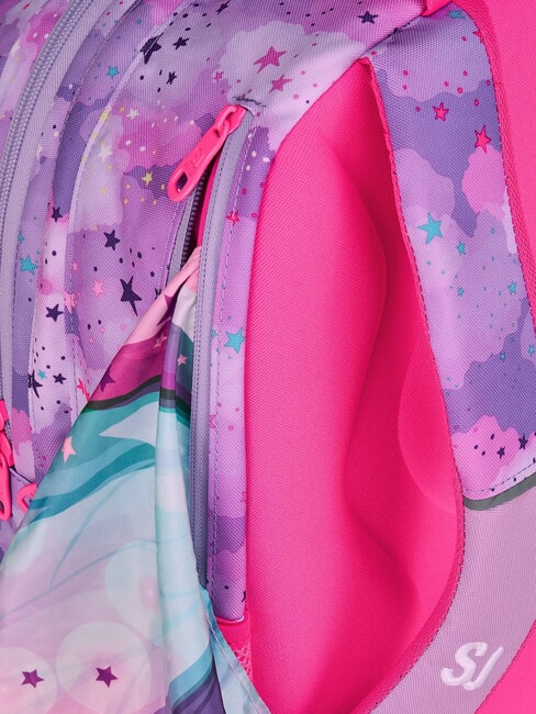 FABLE JOURNEY Rucsac cu compartiment dublu violet - Rucsacuri pentru școală și timp liber