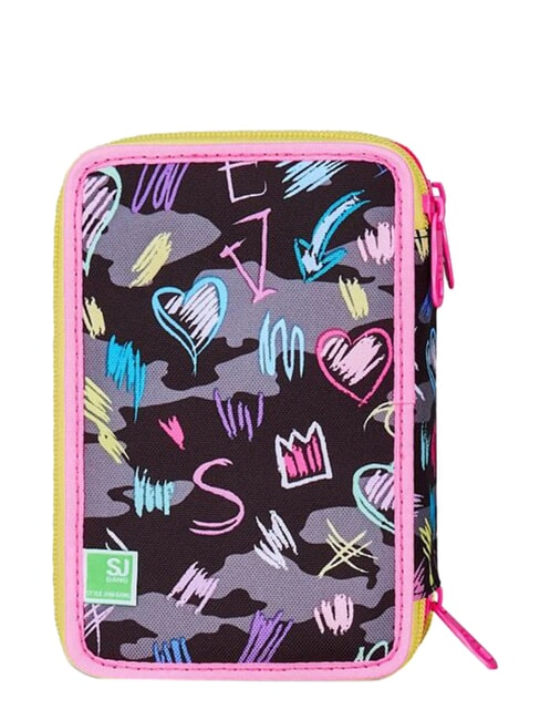 GAME-LED GIRL Penar cu 3 fermoare păpușă roz - Penare și accesorii