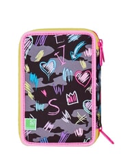 SJGANG GAME-LED GIRL Penar cu 3 fermoare păpușă roz - Penare și accesorii - 6