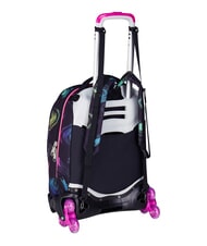 SEVEN OPTICAL SHADE GIRL Rucsac tip troler cu 3 roți, detașabil negru - Rucsacuri cu role - 7