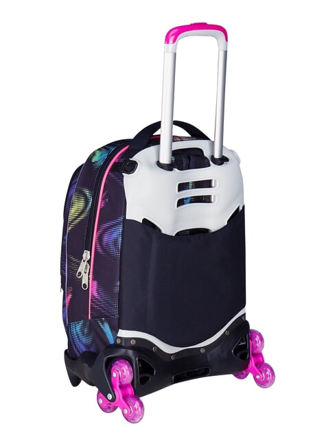 OPTICAL SHADE GIRL Rucsac tip troler cu 3 roți, detașabil negru - Rucsacuri cu role
