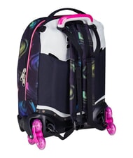 SEVEN OPTICAL SHADE GIRL Rucsac tip troler cu 3 roți, detașabil negru - Rucsacuri cu role - 12