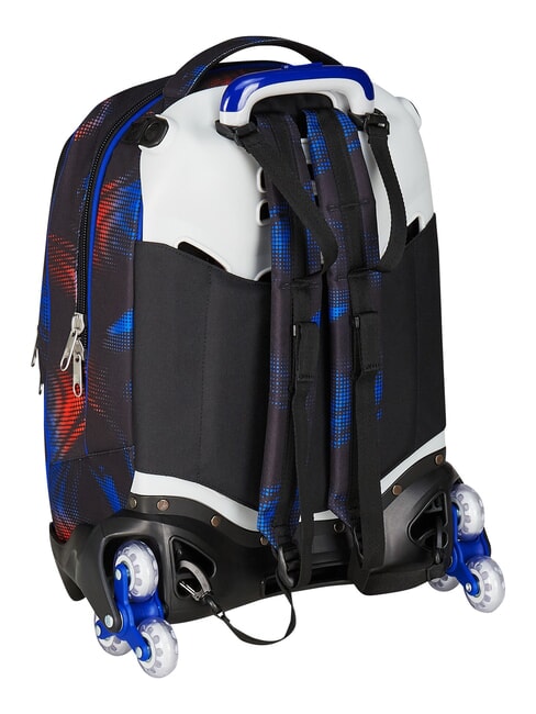 OPTICAL SHADE BOY Rucsac tip troler cu 3 roți, detașabil albastru reflex - Rucsacuri cu role