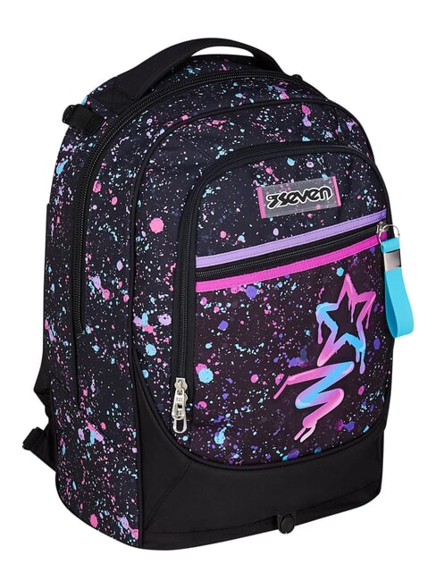 NEW TECH GIRL Rucsac detașabil cu 2 roți negru - Rucsacuri cu role