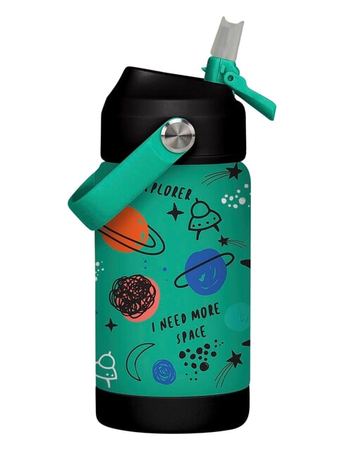 SJ Sticlă de apă cu capac modelat fluo / verde - Sticle termice