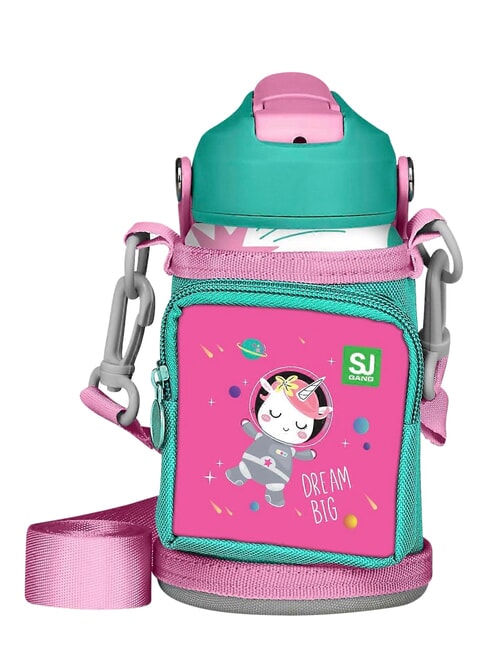 SJ Sticlă de apă cu capac modelat roz - Sticle termice