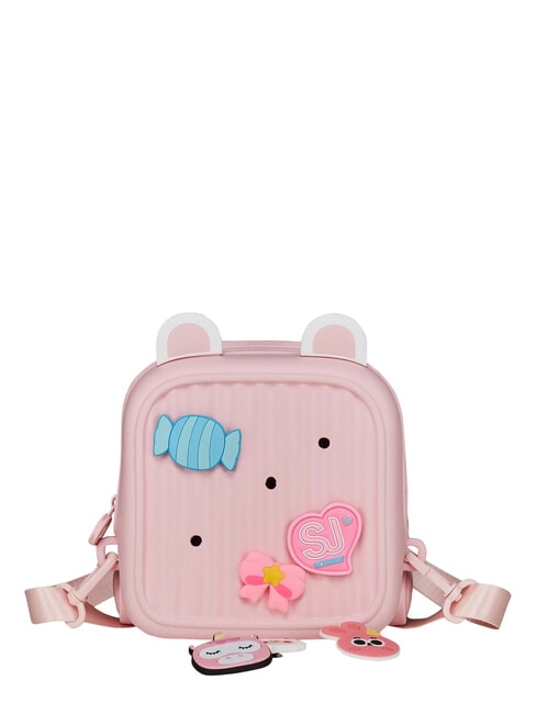 GIRLY PINS Rucsac mini cu ace detașabile LOLLIPOP PINK - Rucsacuri pentru școală și timp liber