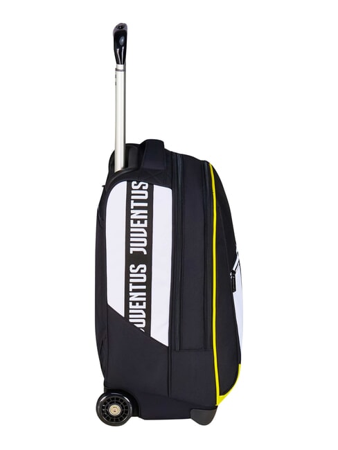MAGIC GOAL Rucsac troler Juventus, 2 roți, fix STRIPE BLACK / WHITE - Rucsacuri cu role
