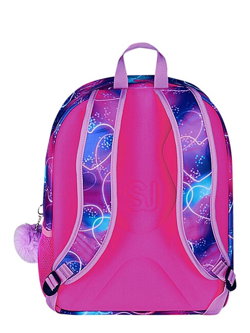 SJ EVER MULTIHEART GIRL Rucsac cu compartiment dublu royalviol - Rucsacuri pentru școală și timp liber