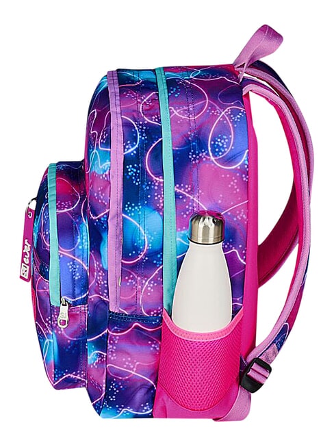 SJ EVER MULTIHEART GIRL Rucsac cu compartiment dublu royalviol - Rucsacuri pentru școală și timp liber