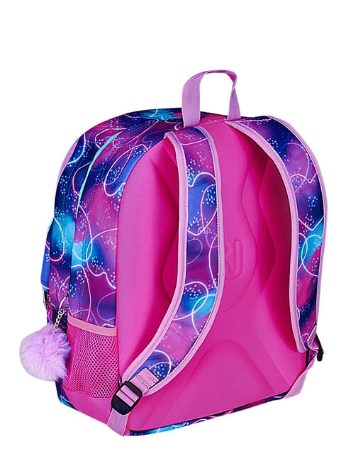 SJ EVER MULTIHEART GIRL Rucsac cu compartiment dublu royalviol - Rucsacuri pentru școală și timp liber
