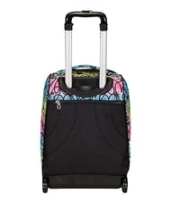 SEVEN JUMPLOVE Rucsac tip troler cu 2 roți, fix ROSU RODAMINĂ - Rucsacuri cu role - 3