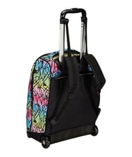 SEVEN JUMPLOVE Rucsac tip troler cu 2 roți, fix ROSU RODAMINĂ - Rucsacuri cu role - 5