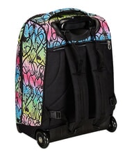 SEVEN JUMPLOVE Rucsac tip troler cu 2 roți, fix ROSU RODAMINĂ - Rucsacuri cu role - 6