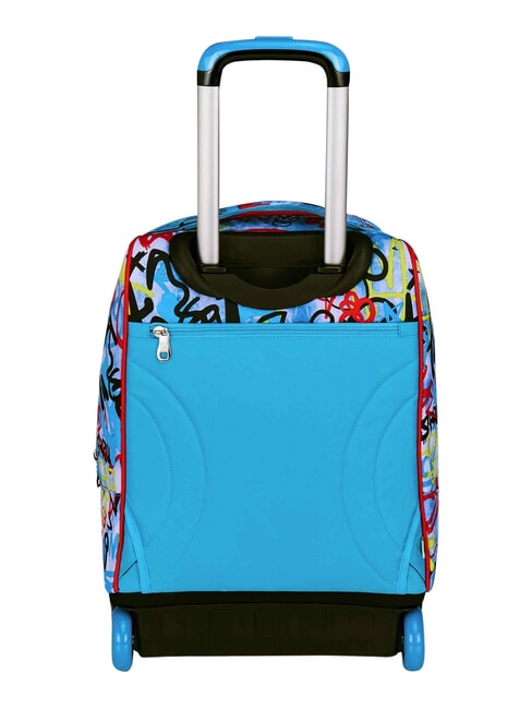 JUNIOR Rucsac tip troler cu 2 roți, fix negru - Rucsacuri cu role