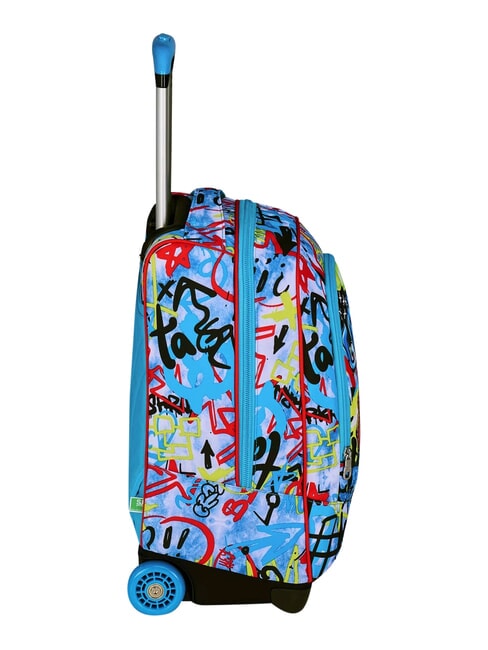 JUNIOR Rucsac tip troler cu 2 roți, fix negru - Rucsacuri cu role