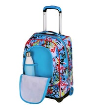 SJGANG JUNIOR Rucsac tip troler cu 2 roți, fix negru - Rucsacuri cu role - 5