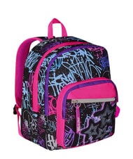 SJGANG SJ EVER FIXSTAR GIRL Rucsac cu compartiment dublu negru - Rucsacuri pentru școală și timp liber - 4