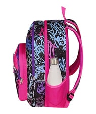 SJGANG SJ EVER FIXSTAR GIRL Rucsac cu compartiment dublu negru - Rucsacuri pentru școală și timp liber - 5