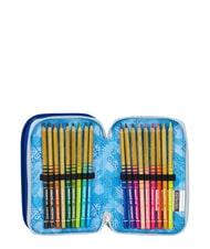 SEVEN GET TOGETHER Penar cu 3 fermoare albastru reflex - Penare și accesorii - 3