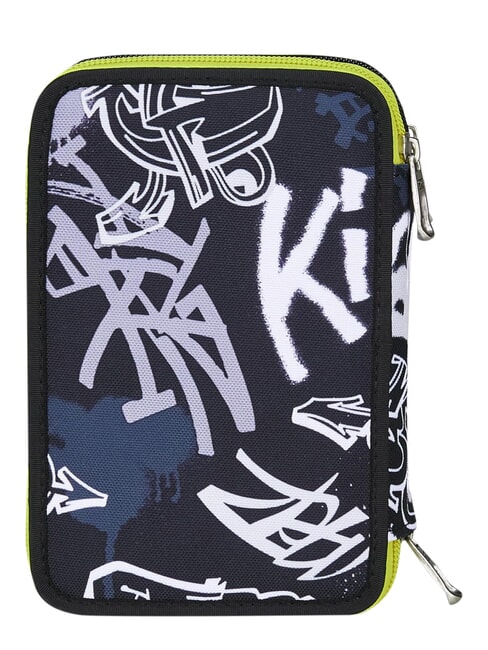 GET TOGETHER Penar cu 3 fermoare steelgray - Penare și accesorii