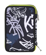 SEVEN GET TOGETHER Penar cu 3 fermoare steelgray - Penare și accesorii - 4